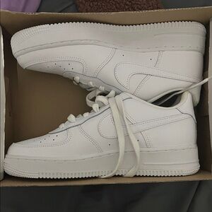 White Nike air forces